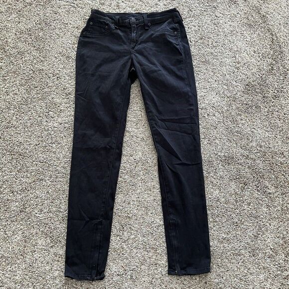 Rag & Bone Jeans Size 28 Modal Cotten Leggings Made USA Gun Metal Black Gray EUC - Picture 1 of 12